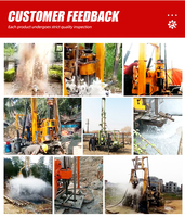 Hengwang HWL-230 Foreuse de puits d'eau sur chenilles avec pompe à boue, Foreuse DTH, Alimentation diesel, pour le commerce