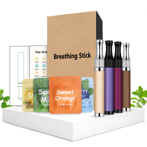 Inhalador Metálico Violeta Real con Monitor de Hábitos para Calmar el Nervio Vago y Aliviar el Estrés Diario para Profesionales - Product Image 2