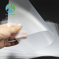 Feuille de PVC rigide mate transparente pour la publicité et l'impression