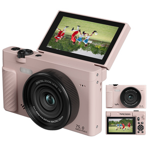 Appareil photo numérique 4K 75MP avec zoom 18X, écran HD IPS rotatif de 3,0 pouces, mise au point automatique, stabilisation électronique, ralenti et time-lapse pour YouTube - Product Image 3
