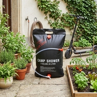Chauffe-eau solaire portable pliable en PVC de 20 L personnalisé pour le camping en plein air avec sac de chauffage