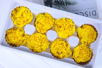 Lot de 8 têtes de carnations éternelles préservées de 4-5 cm en gros pour la Fête des Mères, la Saint-Valentin, et les créations florales DIY