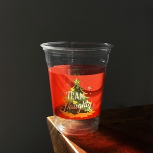 Tùy chỉnh Lấy đi rõ ràng Pet Milkshake cốc sữa chua 16oz dùng một lần nước trái cây Smoothie BOBA Trà Sữa Cốc nhựa có nắp đậy - Product Image 2