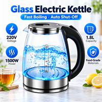 Bouilloire électrique en acier inoxydable de haute qualité, intelligente, 1500W, 2L, avec contrôle de la température, pour hôtel, bureau, usage domestique