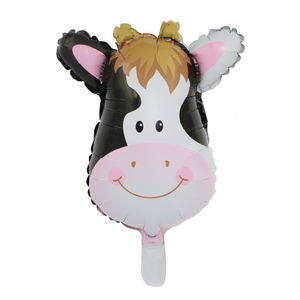 Mini Size Leuke Dier Hoofd Aluminiumfolie Ballon Aap Tijger Giraffe Leeuw Varken Hoofd Kinderen Verjaardag Ballon Groothandel - Product Image 6