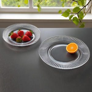 بيع المصنع جودة عالية سميكة حافة الزجاج واضحة لوحة الرصاص العمودي الضلع الكريستال زجاج شاحن - Product Image 3