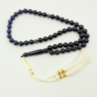 Muslimische Gebetskette Ramadan Schwimmbad Imam Armband 10mm Harzperlen 51 Perlen Kaaba Misbaha Tabiha Islamischer Rosenkranz