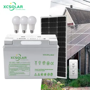 Solar Ac Unit 500W 1KW 220v 240v Lithium Batteries Power Station Portable Solar Energy System Home Solar Generator for Lighting