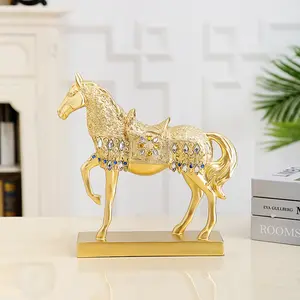 Produsen langsung dekorasi rumah ornamen resin kerajinan kuda kreatif rumah seni ornamen dekorasi rumah hadiah