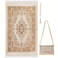 2025 Offre Spéciale tapis de prière musulman Portable ensembles cadeaux tapis avec sac de voyage Islam perles de prière pour Eid voyage Ramadan