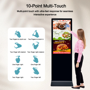 Layar LCD Komersial 32 Inci, Kios Digital Signage, Layar Iklan Dalam Ruangan, Layar Poster Digital - Product Image 2