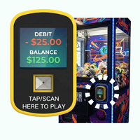 Lecteur de cartes RFID Zah Factory, système de paiement sans espèces, terminal de paiement par carte, Wifi pour les centres de jeux d'arcade à monnayeur