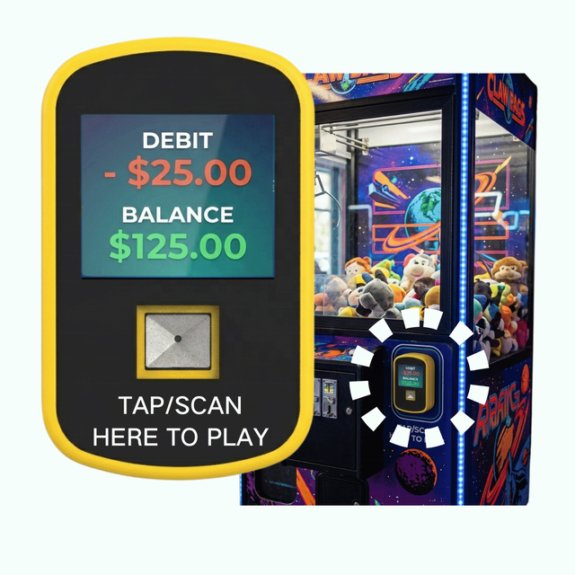 Zah Factory Rfid Card Reader Cashless Payment System Tap Card Terminal Wifi for Playground Coin Operated Arcade Game Centers