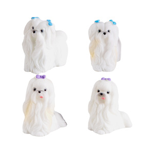 Miniature <b>Simulation</b> Dog Figurines Statue Cute Cartoon Little Dog Mini Resin Crafts for Office Desktop Ornament Home Decoration - Product Image 1