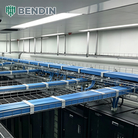BenDin - Goulotte de câblage en grille métallique à largeur personnalisée, galvanisée, pour la pose de câbles de signalisation dans les projets d'automatisation de lignes de production en usine