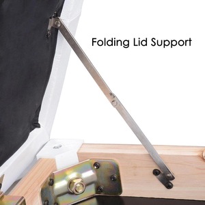 Barre de support pliable en deux sections Yuyao en fer, pliage à plat à 180 degrés pour ouverture supérieure de bagages - Product Image 4