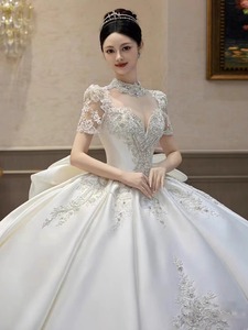 S1362R 2025 Nuevo Patrón de Encaje Real, Vestido de un Solo Hombro, Lujoso, de Alta Calidad, Textura de Princesa, Estilo de Ensueño, Superventas - Product Image 2