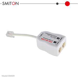 Divisor/filtro <span class=keywords><strong>ADSL</strong></span> RJ11 blanco para líneas de teléfono y módem - Product Image 6