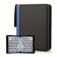 Carpeta MIO Premium de 9 Bolsillos con Cierre Superior de Cuero PU para Tarjetas Coleccionables, para Accesorios de Tarjetas TCG