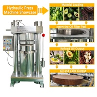 Organische oliepersmachine, avocado- en raapzaadolie-extractiemachines, hydraulische koude oliepersmachine voor olijven in Zuid-Afrika
