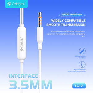Écouteurs de jeu filaires mains libres 3,5 mm en gros à prix abordable, étanches IPX-4, avec unités de sonorisation de 14 mm et conception semi intra-auriculaire - Product Image 4