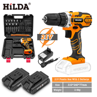 Batterie au lithium en gros, poignée souple, 32 nm, 10 mm, 1,3 Ah, 1,5 Ah, 2,0 Ah, 21 V, outils électriques, tournevis et perceuse sans fil