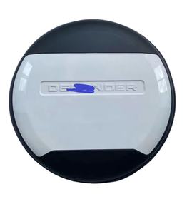 Tapa de neumático, cubierta de neumático de repuesto, accesorios exteriores para automóviles todoterreno, cubierta de neumático trasero para Land Rover <span class=keywords><strong>Defender</strong></span> 90 110 <span class=keywords><strong>130</strong></span>, cubierta de rueda trasera - Product Image 1