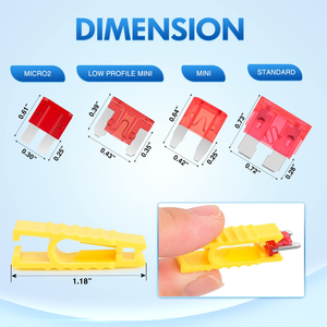 Portafusibles en Línea SMD <span class=keywords><strong>para</strong></span> Automóvil, Marca Higer Kinglong, Portafusibles de Cerámica Viscoelástica, <span class=keywords><strong>Base</strong></span> <span class=keywords><strong>para</strong></span> Fusible de Vidrio 5x20 8A - Product Image 3