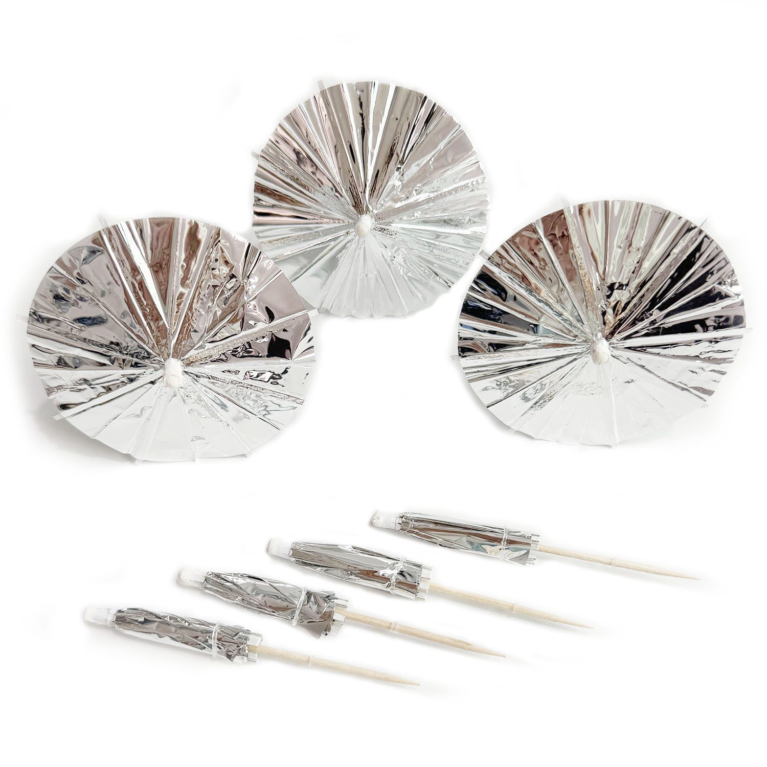 Silver umbrella 10 pieces/pack