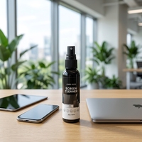 Spray nettoyant pour écran 60 ml compatible avec tous types de moniteurs LCD et CRT, produits de nettoyage ménager