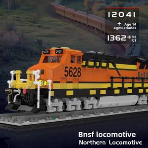 Train électrique World Railway 12001 pour <span class=keywords><strong>locomotive</strong></span>, train à moteur, voie ferrée, blocs de construction éducatifs en plastique ABS pour enfants, colorés - Product Image 6