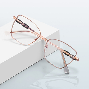 <span class=keywords><strong>Gafas</strong></span> Ópticas Modelo 3189 TR90 con Montura Completa <span class=keywords><strong>de</strong></span> Metal y Bisagras <span class=keywords><strong>de</strong></span> Resorte, Protección UV y Anti-Luz Azul, Diseño Ojo <span class=keywords><strong>de</strong></span> Gato para Mujer - Product Image 3