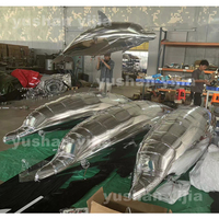 Jouets de haute qualité dauphin gonflable Air poisson modèle géant gonflable volant Dophin