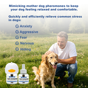 Dog Calming Pheromone <b>Diffuser</b> Kit, Relieve Separation Anxiety Stress Barking Chewing Aggression, Pet Calming <b>Diffuser</b> - Product Image 5