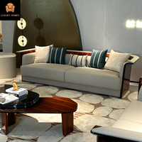 Muebles de lujo de una sola parada, solución de diseñador italiano, para mejorar el hogar, sala de estar, muebles de arte, conjunto de sofá
