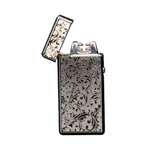 Briquet électrique sans flamme <span class=keywords><strong>FR</strong></span>-609, rechargeable par USB, à double arc, briquet dragon pour cigarettes, vente chaude - Product Image 1