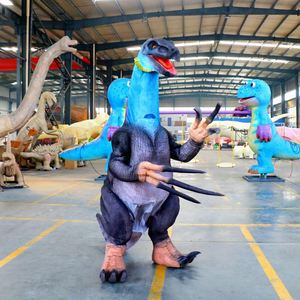 Costume de dinosaure animatronique grandeur nature Therizinosaurus avec contrôle de mouvement pour parcs à thème, centres commerciaux, aéroports, films - Product Image 1