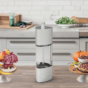 Hai Mặt Thép Không Gỉ Của Nhãn Hiệu Muối & Hạt Tiêu Mill Thảo Mộc & Gia Vị Công Cụ Chai Nhựa Thiết Kế Hiện Đại Muối Biển Hạt Tiêu Phay - Product Image 4