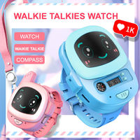 Montre Talkie-Walkie pour Enfants, Interphone Sans Fil Longue Portée, Recharge USB-C pour Garçons et Filles