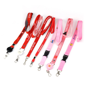 Custom Anime Polyester Lanyard with ID Card Holder Custom Logo Silk Screen Printing Custom Color-Back to School Promotional Gift