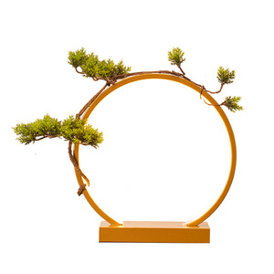 Support d'encens à refoulement en fer de style chinois avec anneau lumineux LED pour la maison, le bureau, la salle de thé, éclairage décoratif - Product Image 4