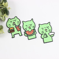 Aimants de réfrigérateur souvenirs promotionnels, aimants de réfrigérateur personnalisés en PVC époxy, autocollant magnétique 3D en PVC de dessin animé