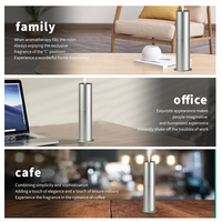 Diffuseur d'aromathérapie de collection d'hôtels Machine cylindrique de parfum en alliage d'aluminium télécommandée par application de petite surface