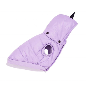 कुत्तों सामान और कपड़े हटाने योग्य डाकू के साथ puffer पालतू कोट highend पीला कुत्ता कपड़े - Product Image 3