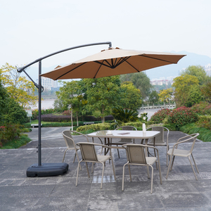 Garden Beach 8-bone All Iron <b>Banana</b> Umbrella with Thick PU Fabric for Outdoor Courtyard Balcony - Product Image 3