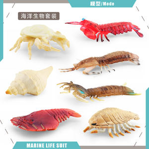 Criatura simulada modelo Derma Pipa Camarón Yeti <span class=keywords><strong>cangrejo</strong></span> Caracol Rey con pie gusano mar animal Decoración - Product Image 2
