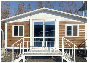 Chất lượng cao 40ft mở rộng container nhà Tiny thép biệt thự sẵn sàng tàu-cho văn phòng khách sạn nhà máy trực tiếp bánh sandwich Panel chất liệu - Product Image 5