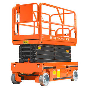 Plataforma de elevación de tijera hidráulica móvil, máquina elevadora Skyjack Man de 14m, 500kg, precio de elevador móvil - Product Image 1