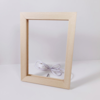 Cadre photo LED en acrylique vierge, surface de sublimation, design de base stable aux couleurs chaudes, pour décoration de chambre, salon et fêtes