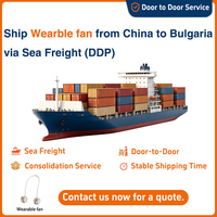 Transitaire maritime Chine : Ventilateurs portables DDP vers la Bulgarie, livraison porte-à-porte tout compris, taxes incluses, agent logistique 7x24